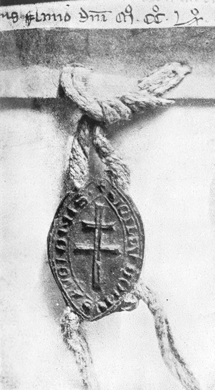 Sceau de la chartreuse d’Oujon