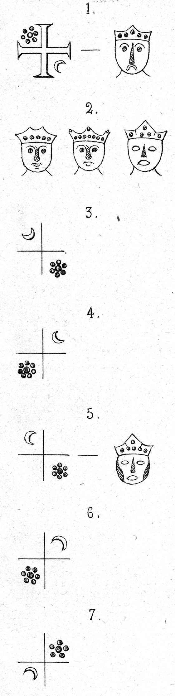 monnaies à la Vierge