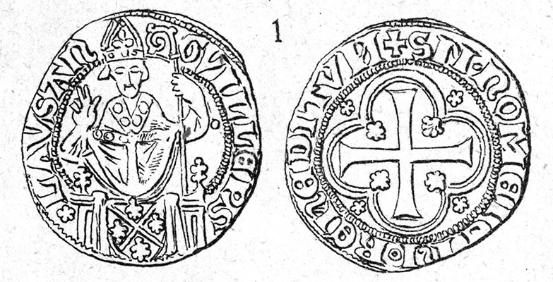 monnaie de Guillaume de Menthonay