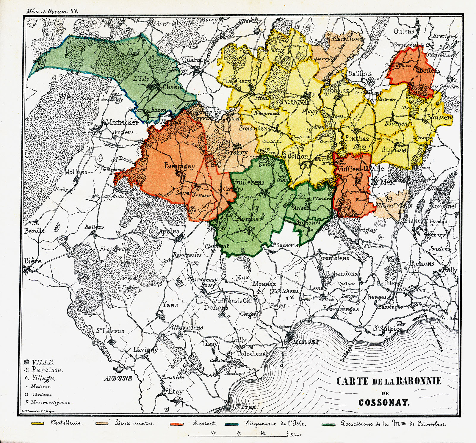 Carte de la baronnie
