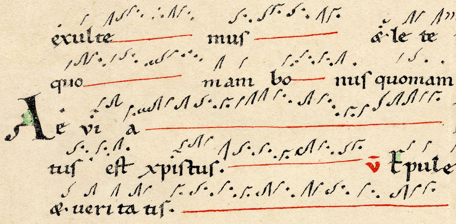 détail d’une page du missel