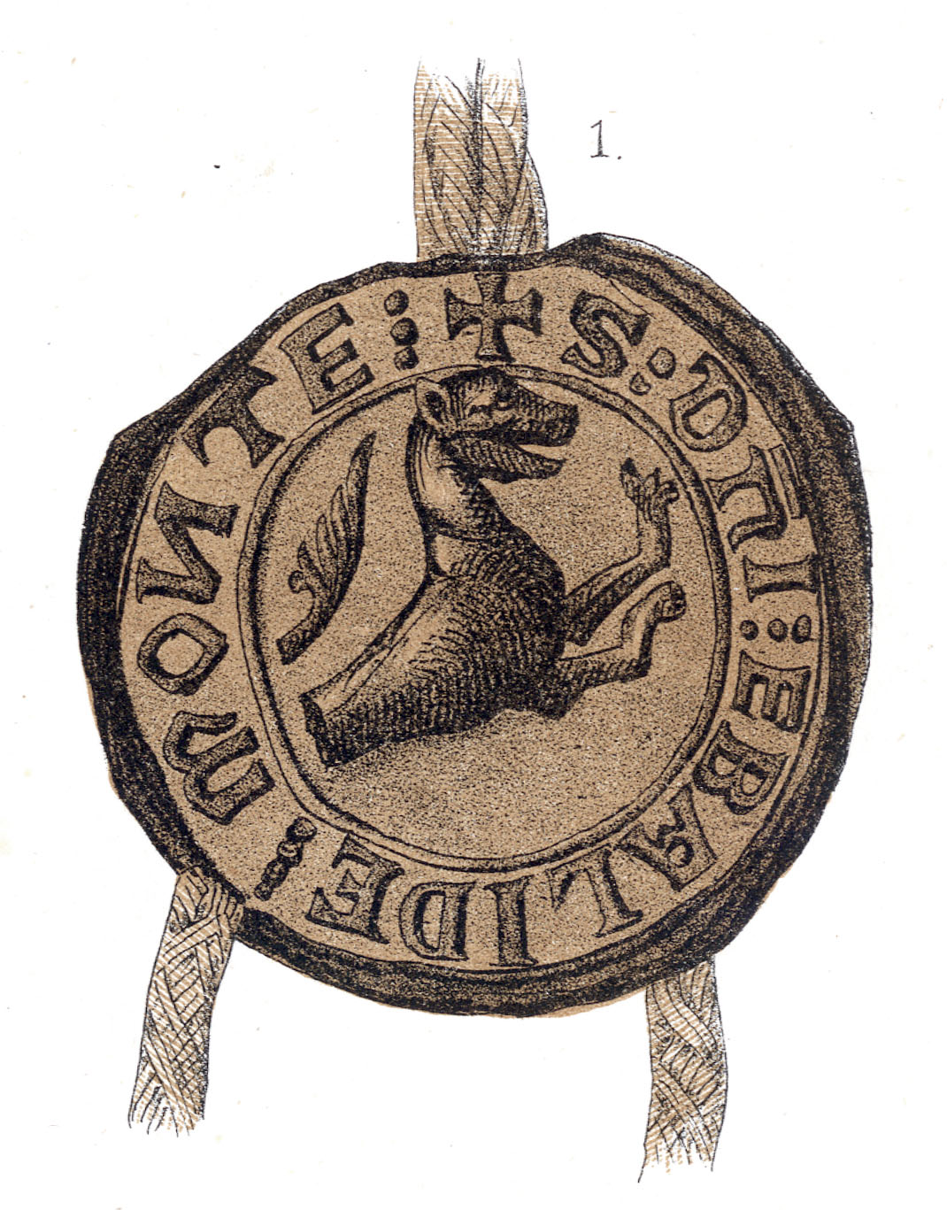 Sceau d’Ebal (I), seigneur de Mont