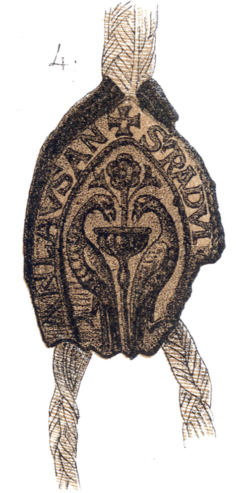 Sceau de Rodolphe de Mont