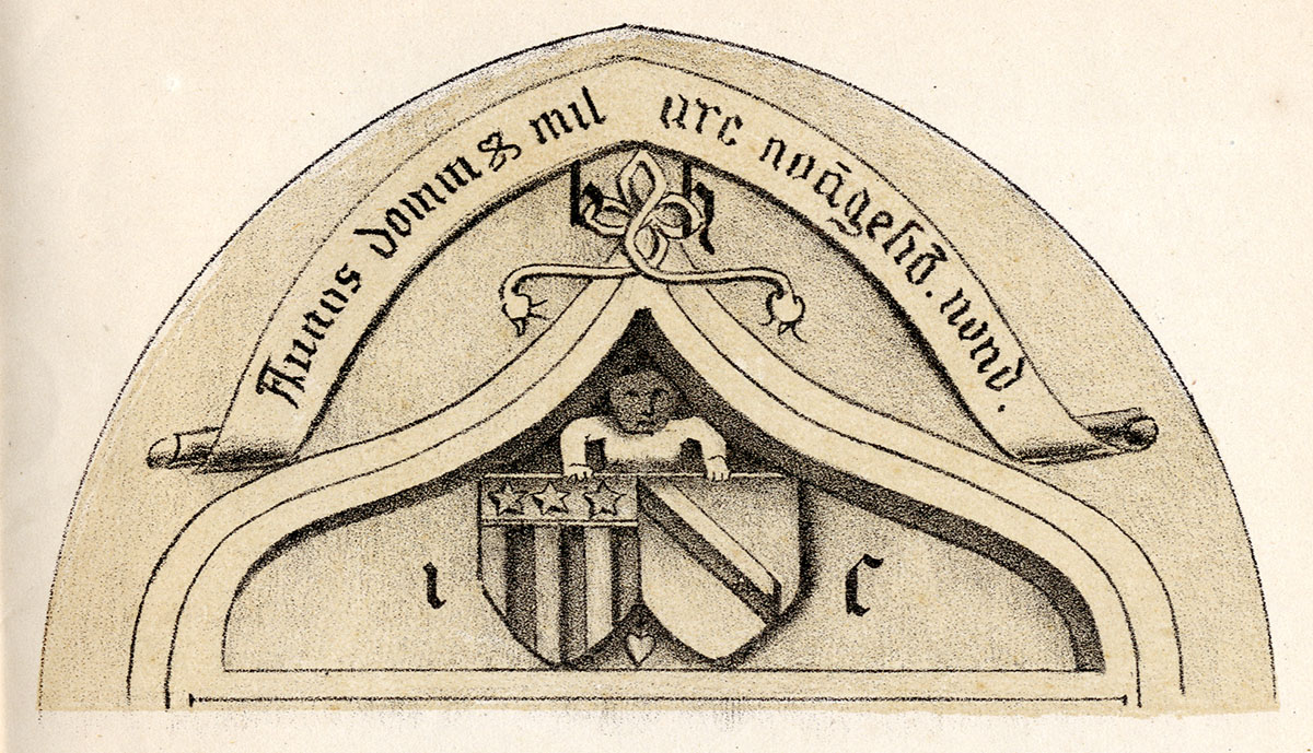 d'entrée du château de La-Sarra