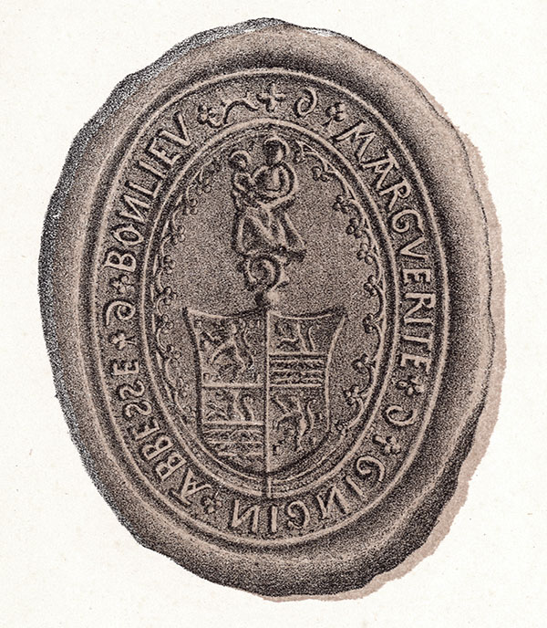 Sceau de Marguerite de Gingins