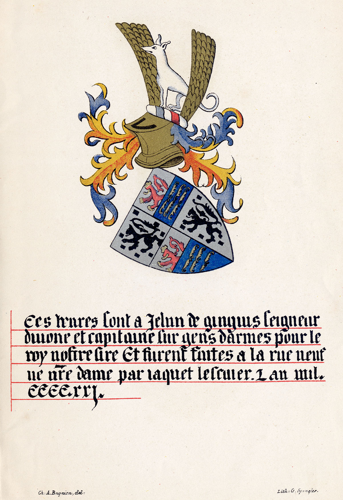 Ecusson de Jean de Gingins