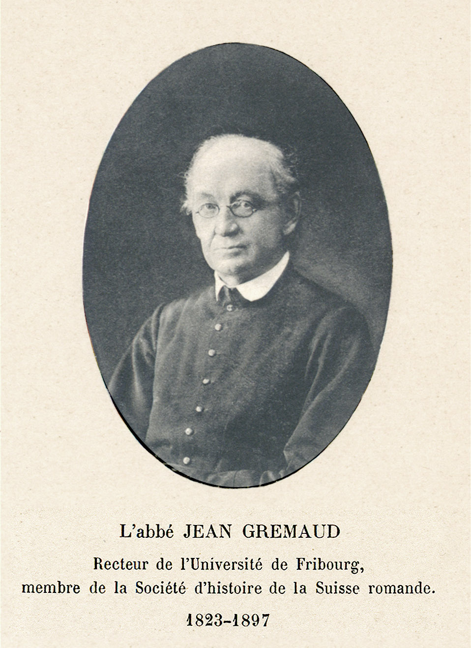 L'abbé JEAN GREMAUD