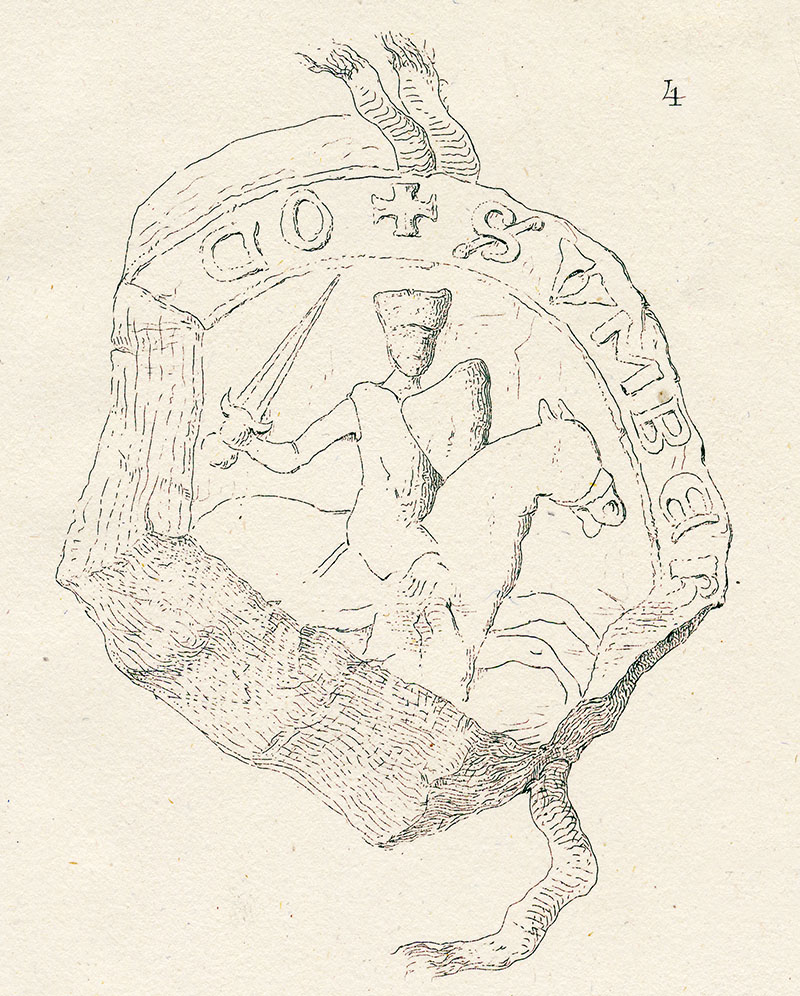 Sceau d’Humbert (II), sire de Cossonay