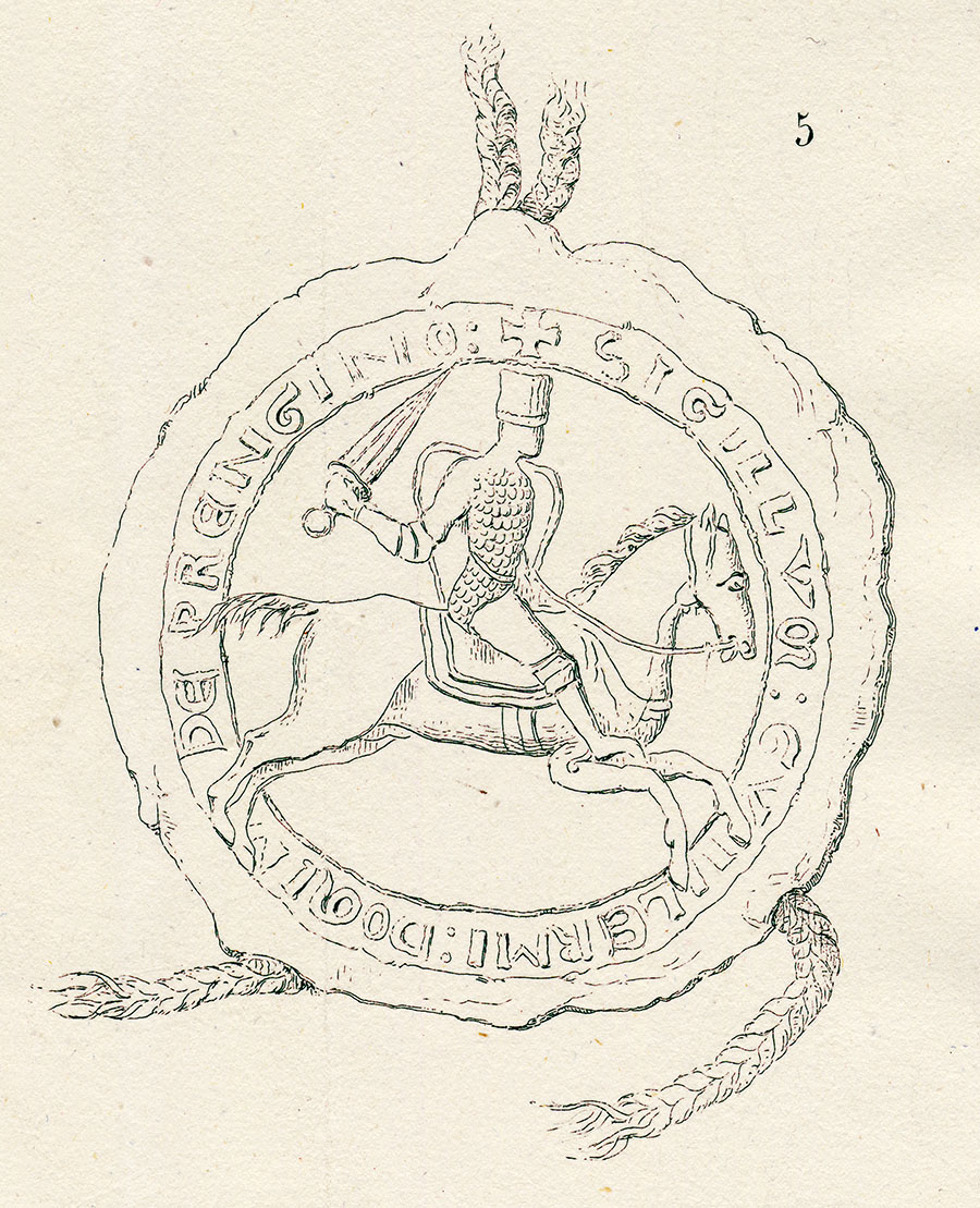 Sceau de Guillaume, sire de Prangins