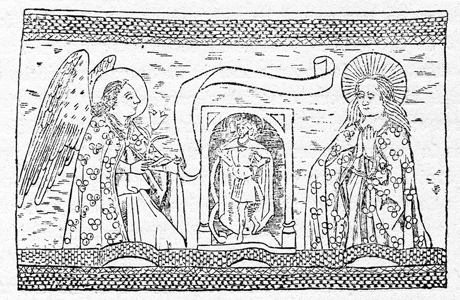 Partie médiane de la bordure d’une chape.