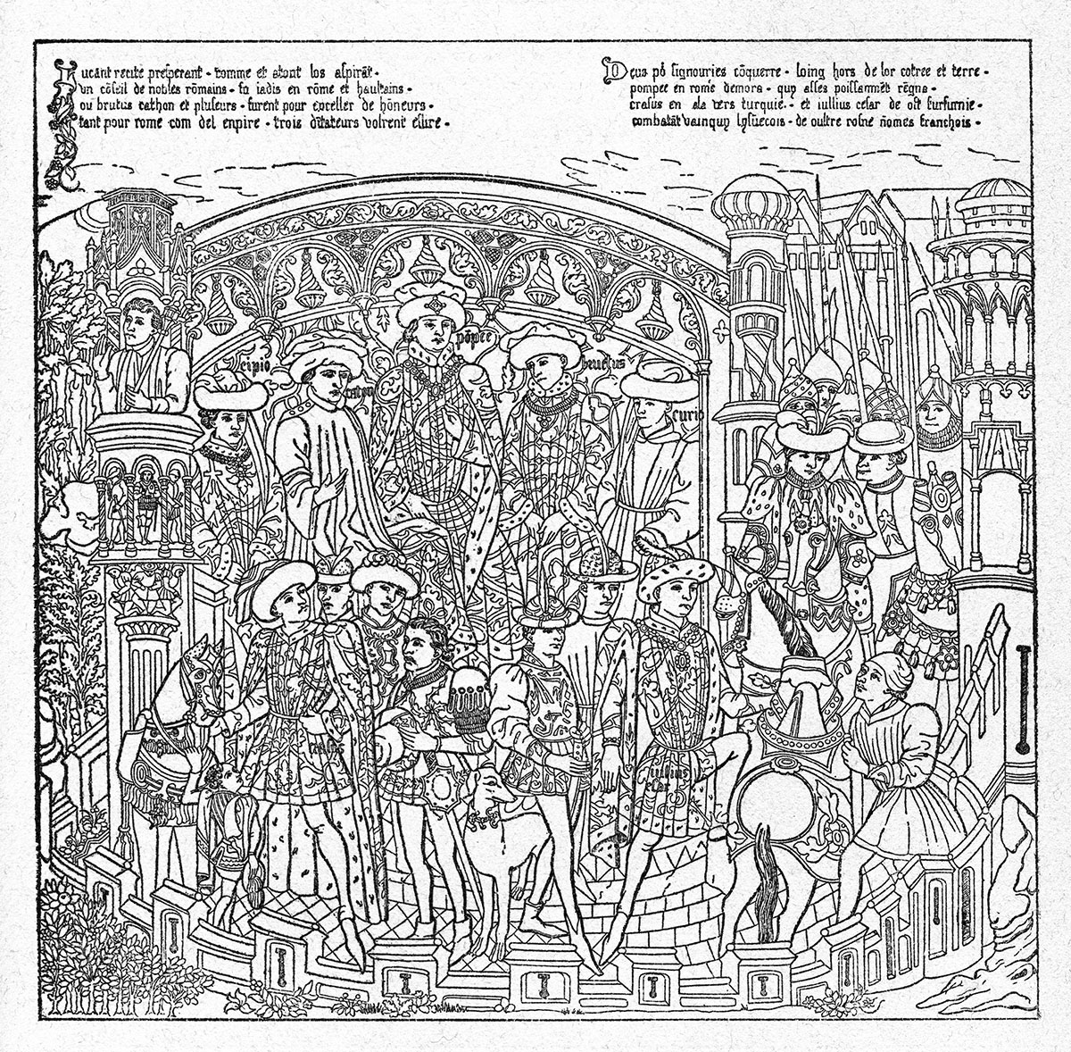 a. Départ de César pour la Gaule.