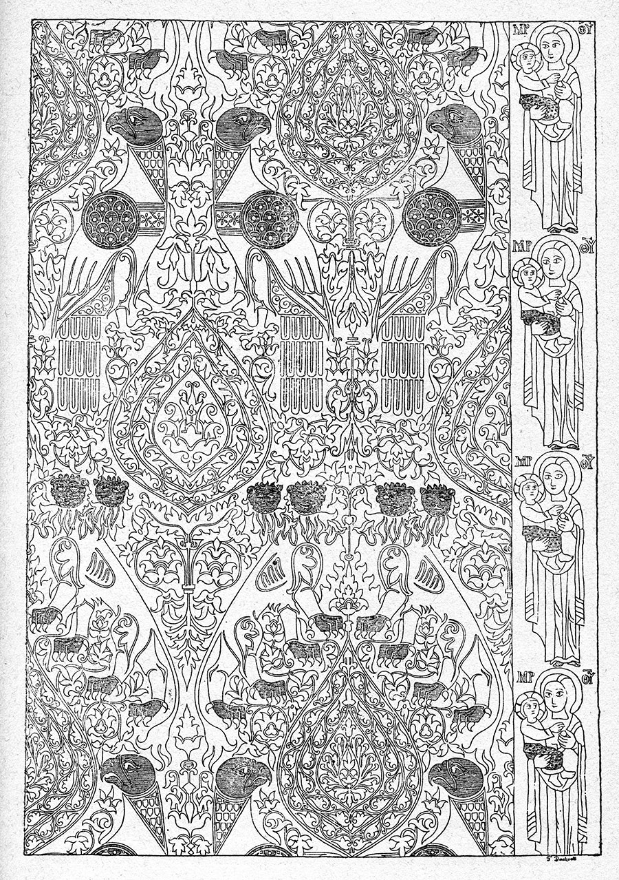 Etoffe d’une chasuble.