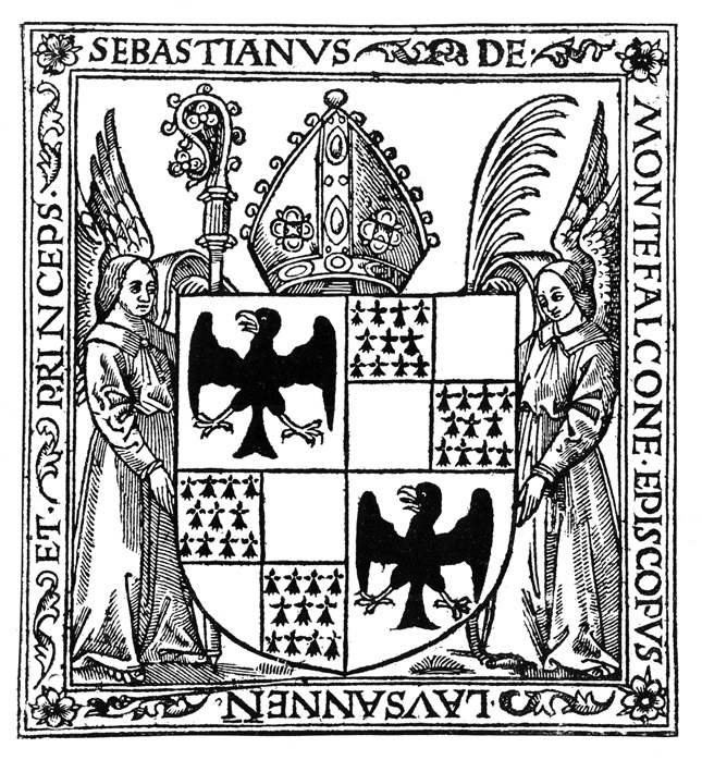 armoiries de Sébastien de Montfalcon