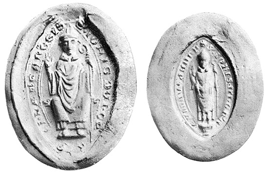 Sceau de l'évêque Jean de Cossonay.