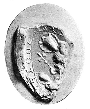 Sceau de l'évêque Girard de Rougemenont