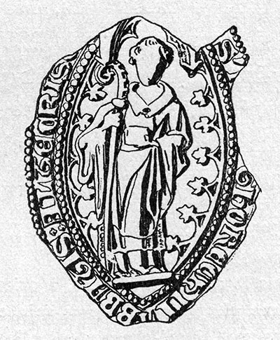 Sceau de Thorenc, abbé de Haut-crêt