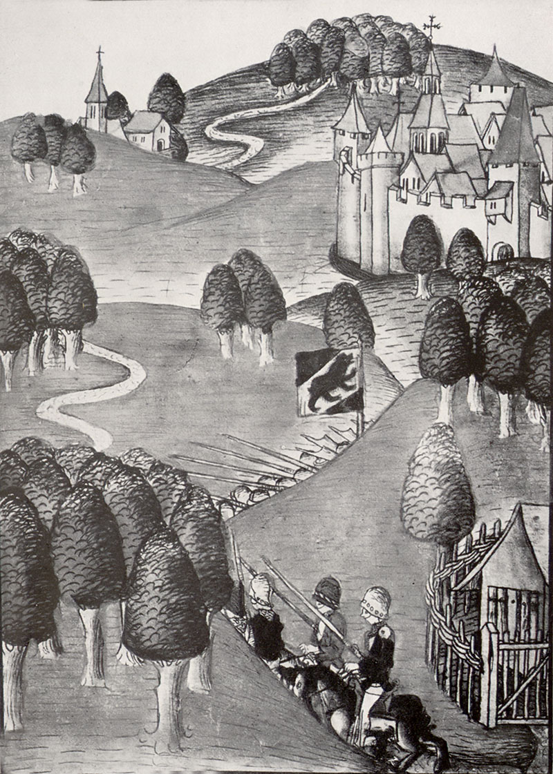 Arrivée des Bernois à Moudon,