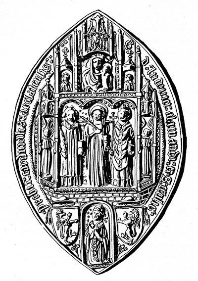 Sceau du cardinal Louis Aleman