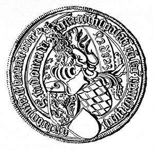 Sceau du comte palatin Louis IV