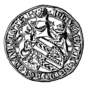 Sceau de Jean, comte de Fribourg et Neuchâtel