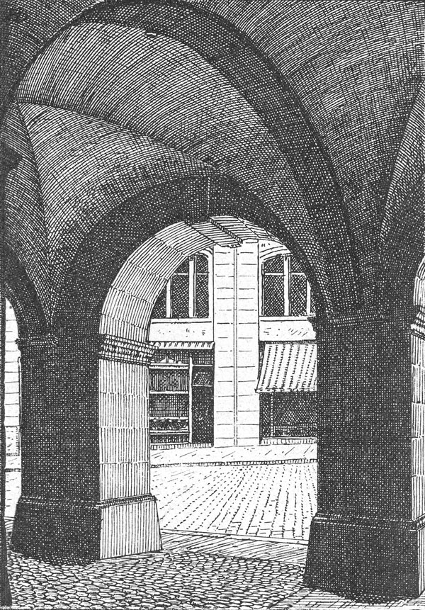 L'Hôtel-de-Ville de la Palud :Les voûtes de la halle