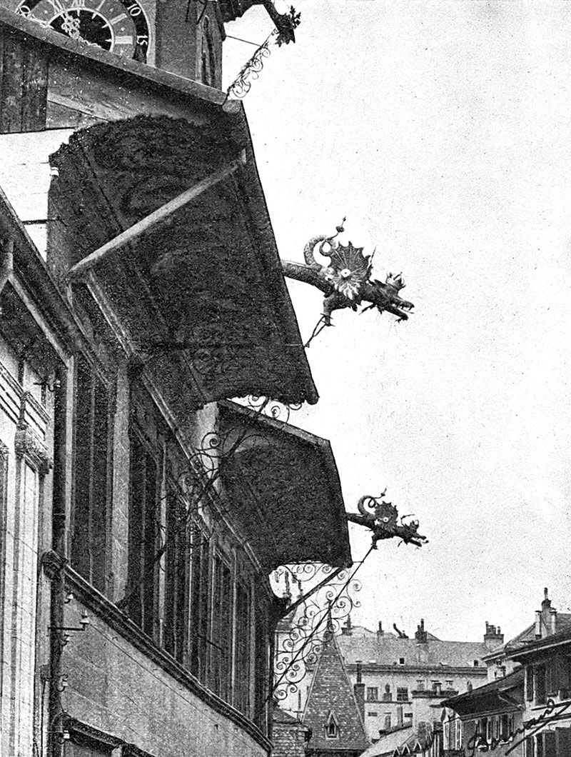 Les gargouilles, œvre de Lombard