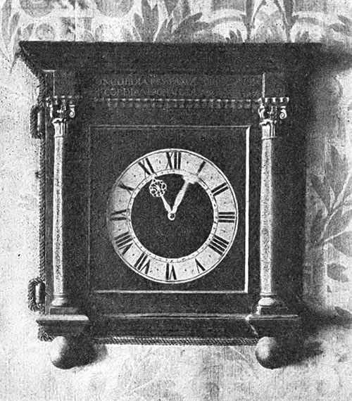 L'horloge de la salle du Conseil communal