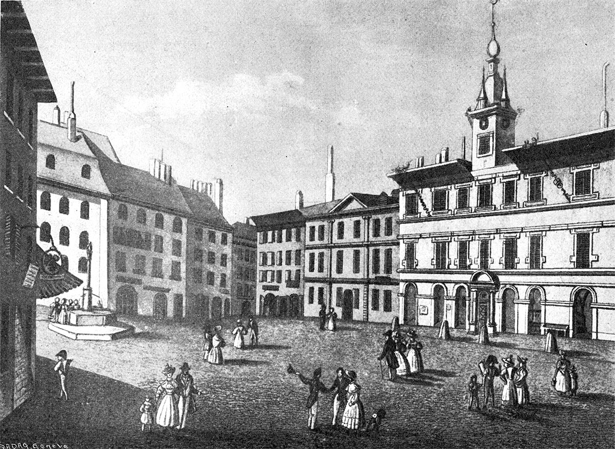 La Place de la Palud et l'Hôtel-de-Ville