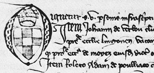 armoiries de Clément VII surmontées de la tiare